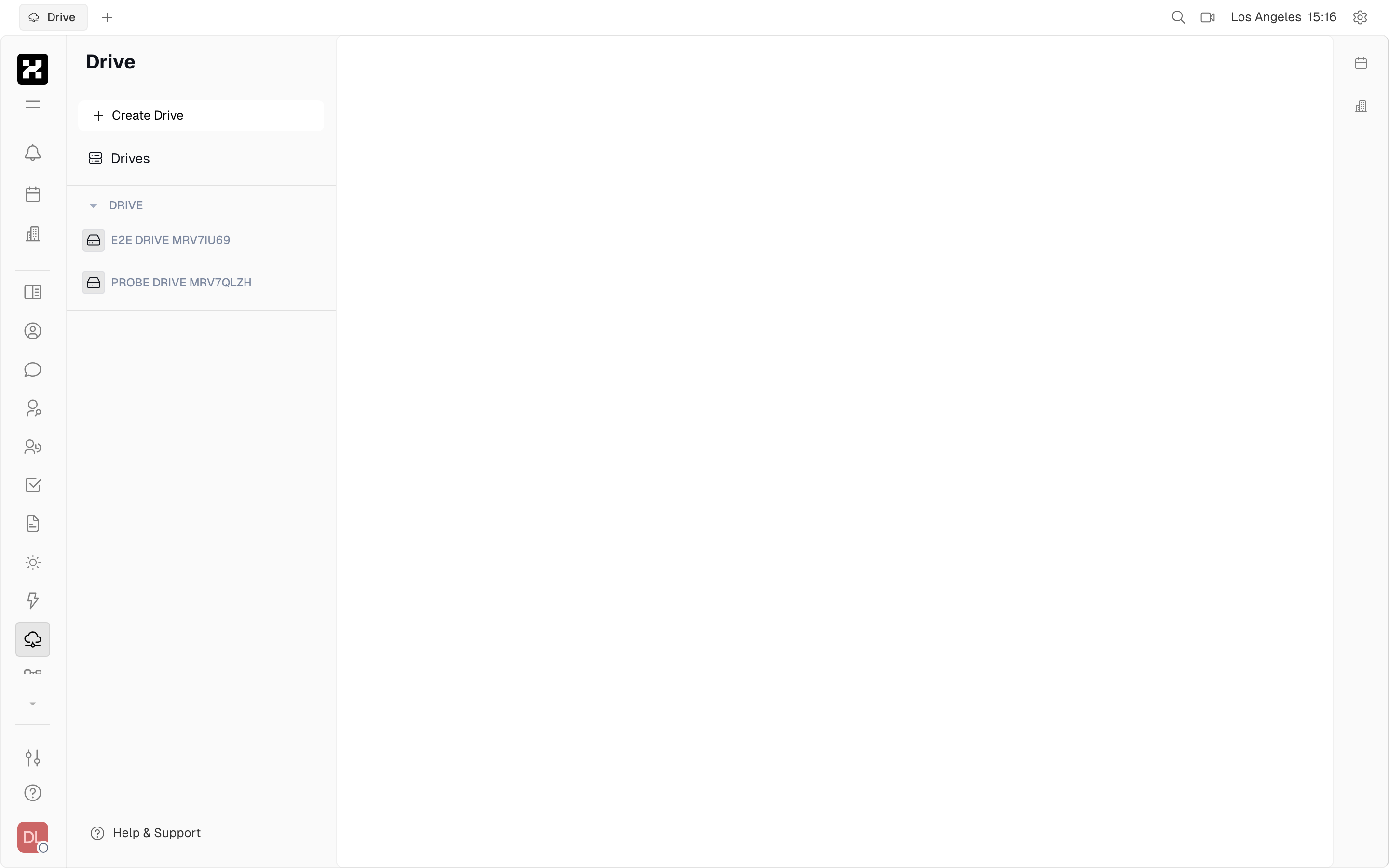 Drive app listing drives