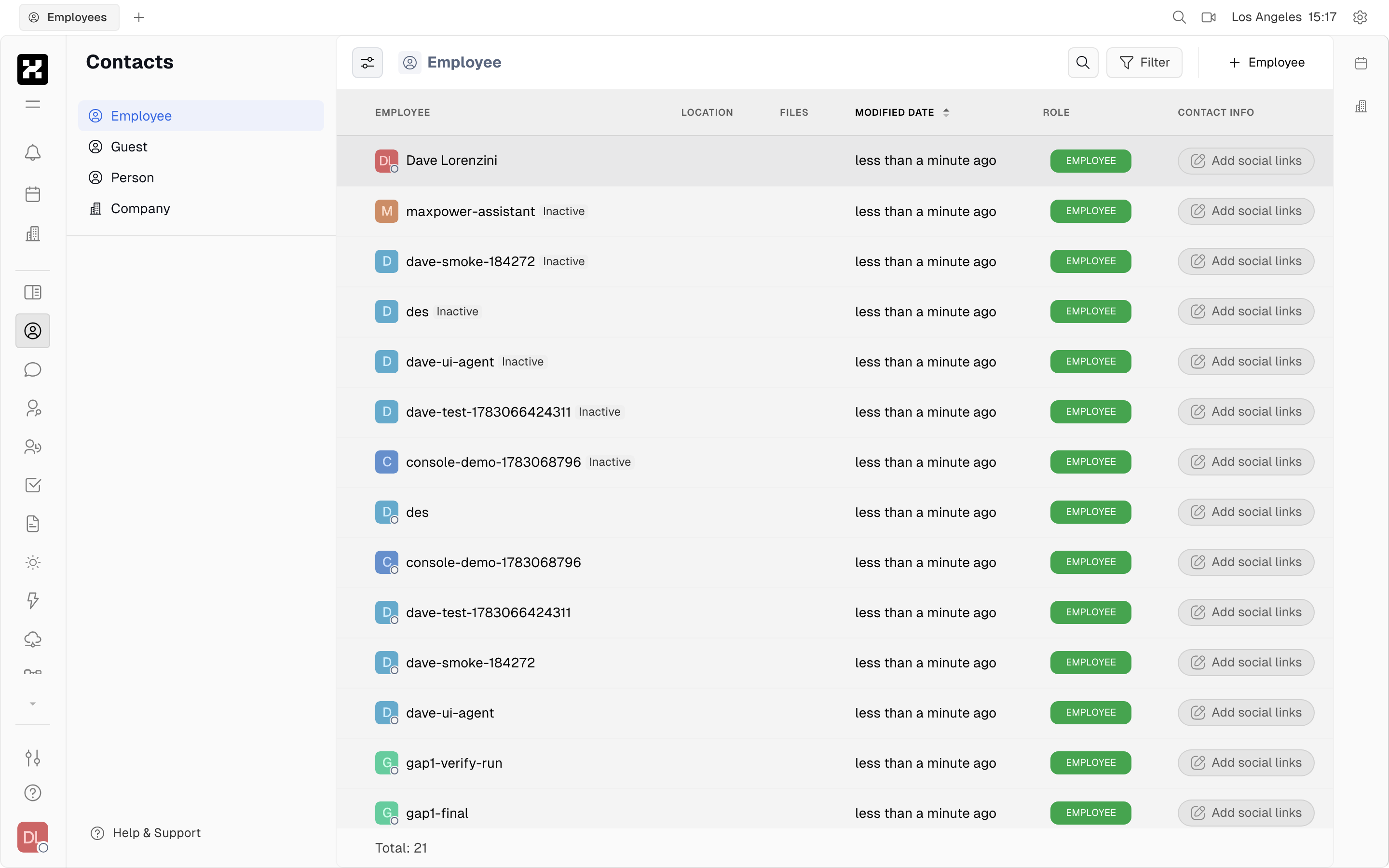 Member directory including bot/agent members (e.g. maxpower-assistant)